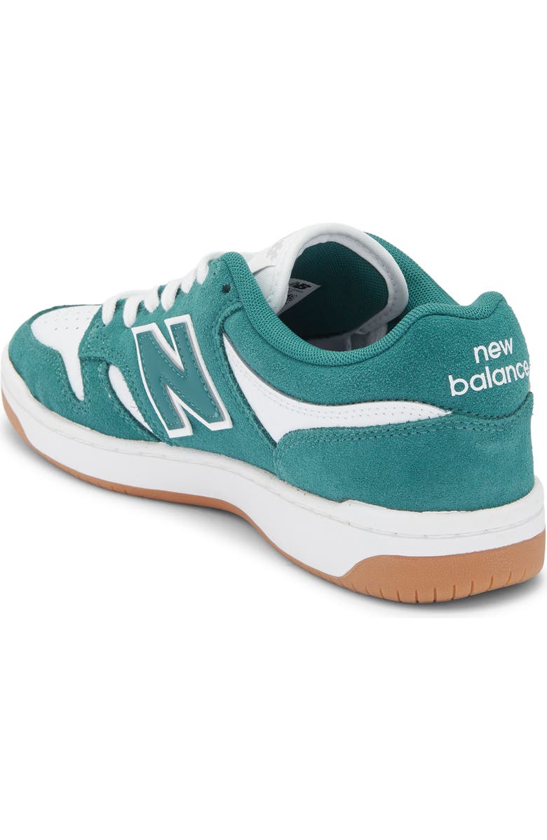 New Balance 480 Sneaker, Alternate, color, Vintage Teal/ White