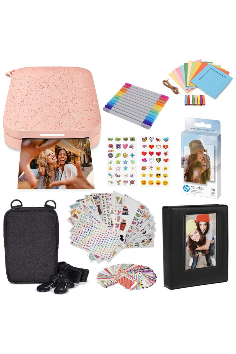 Sprocket 2x3 Instant Printer Bundle, Main, color, Pink