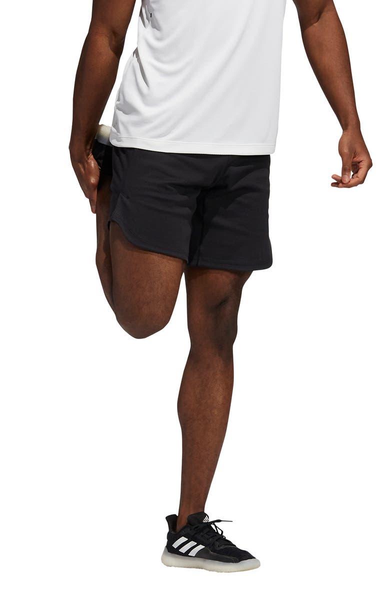 adidas Primeblue Always OM Yoga Shorts, Alternate, color, 