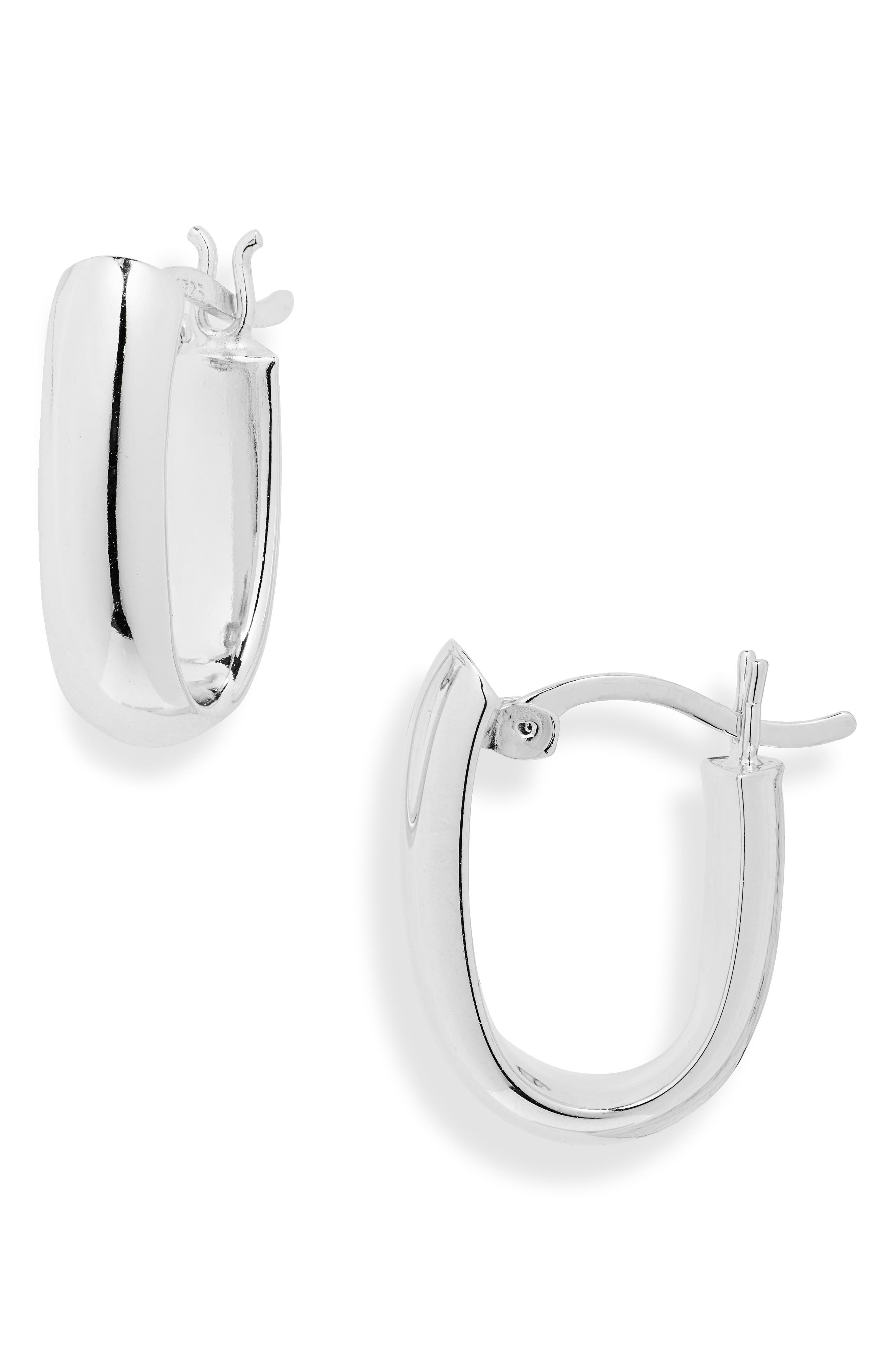 Rounded U Hoop Earrings (Women) | Nordstromrack