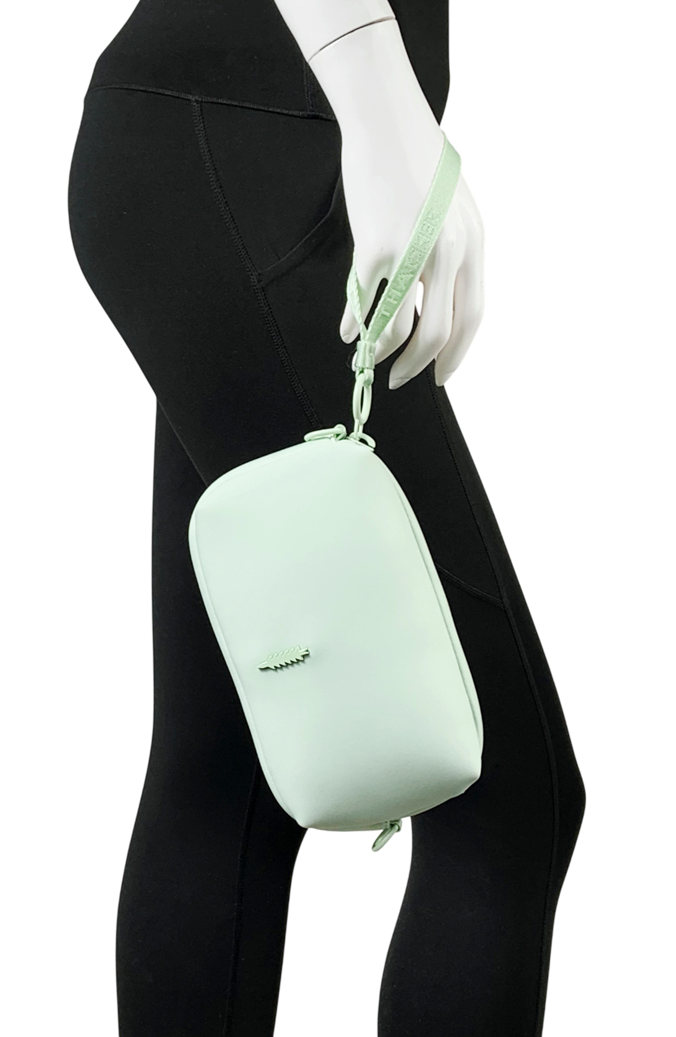 Ella Phone Zip Belt Bag, Alternate, color, MINT