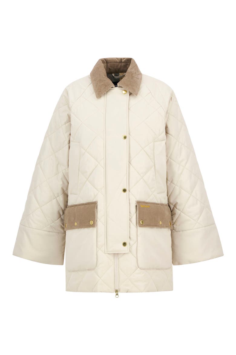 Aldburgh Quilted Jacket, Alternate, color, OATMEAL/ANCIENT TART