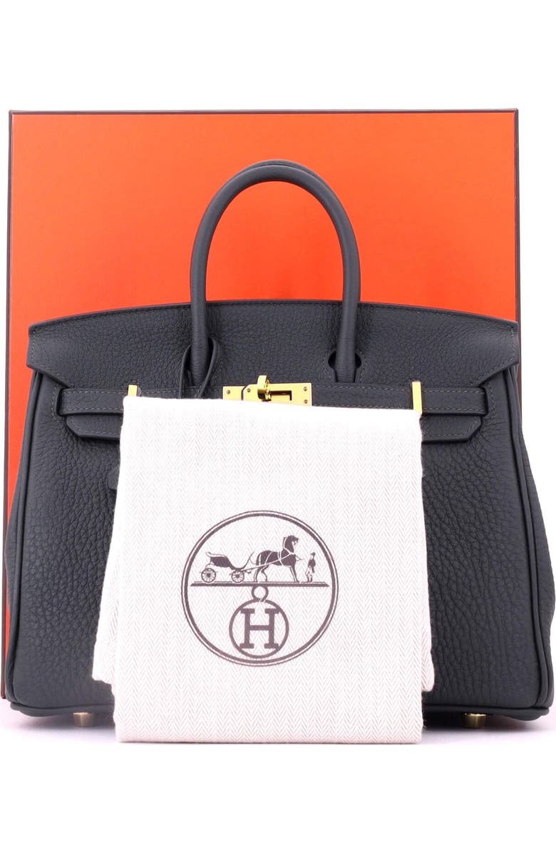 Pre-Owned Hermes Birkin Handbag Green Togo with Gold Hardware 25, Alternate, color, Vert Fonce
