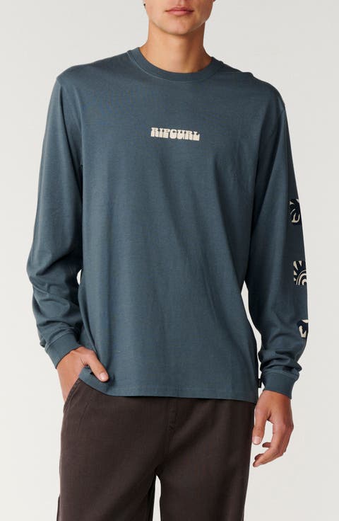 Pacific Rinse Graphic Long Sleeve T-Shirt