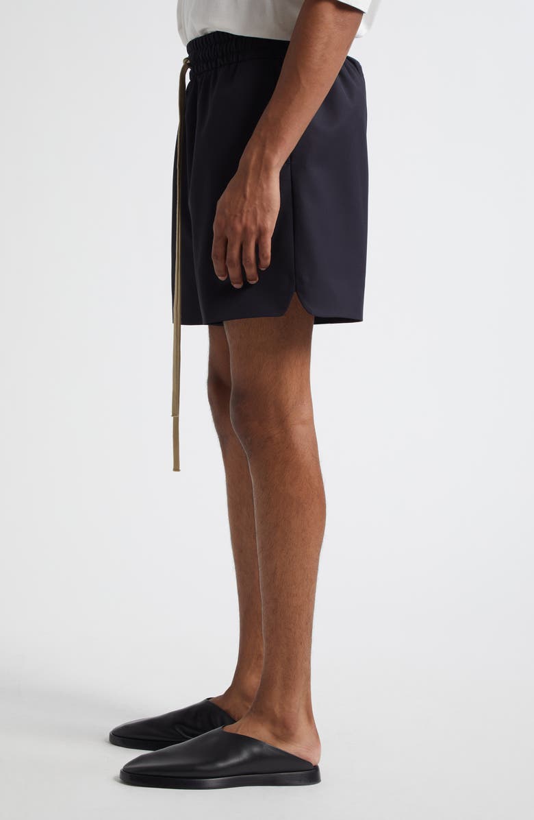 Fear of God Virgin Wool Shorts, Alternate, color, Navy