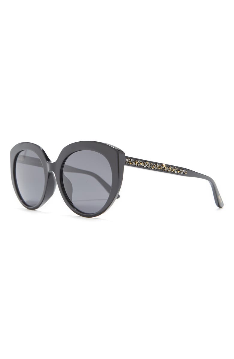 Jimmy Choo 57mm Cat Eye Sunglasses, Alternate, color,
