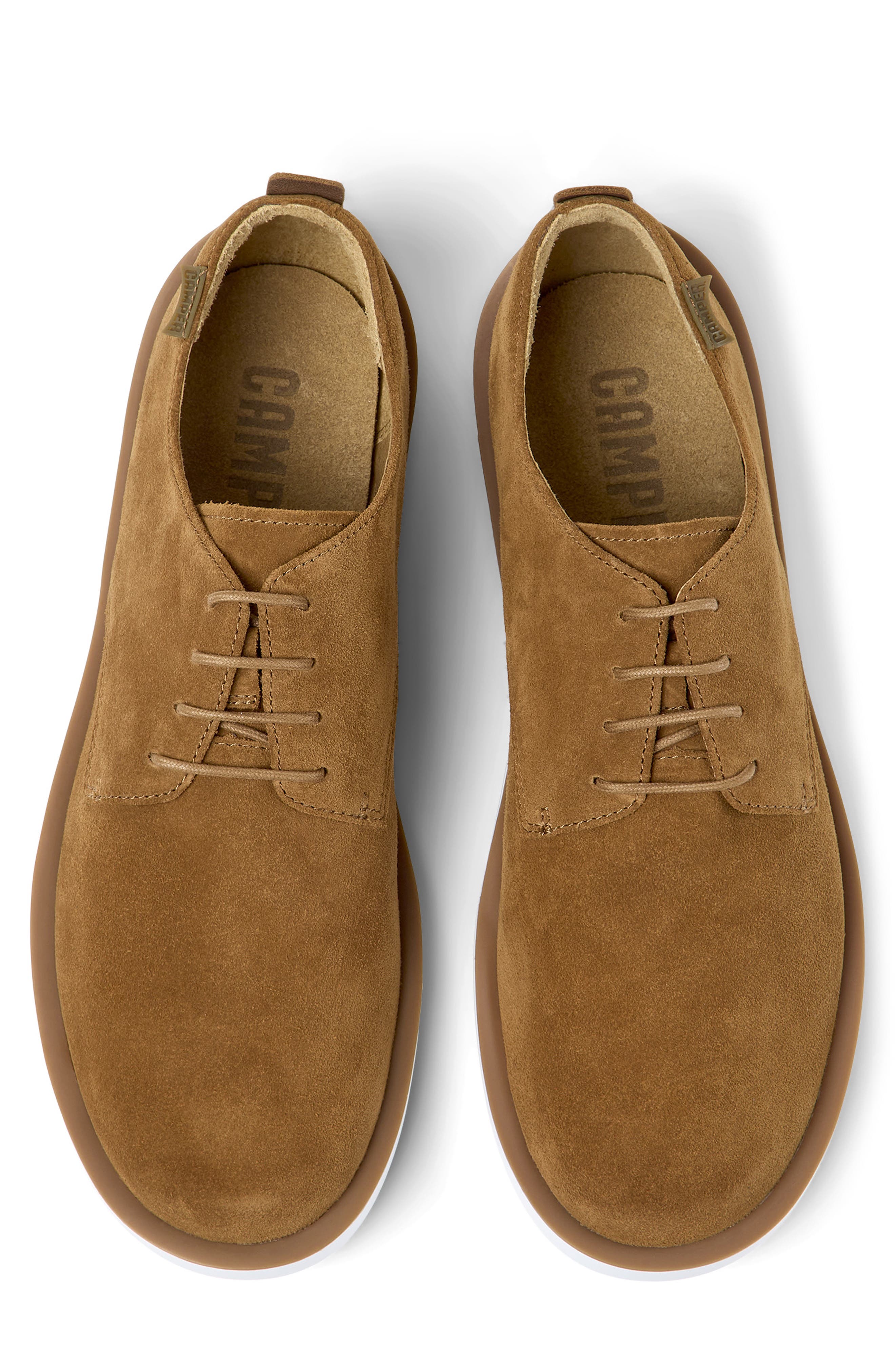 Camper Wagon Sneaker, Alternate, color, Brown Suede