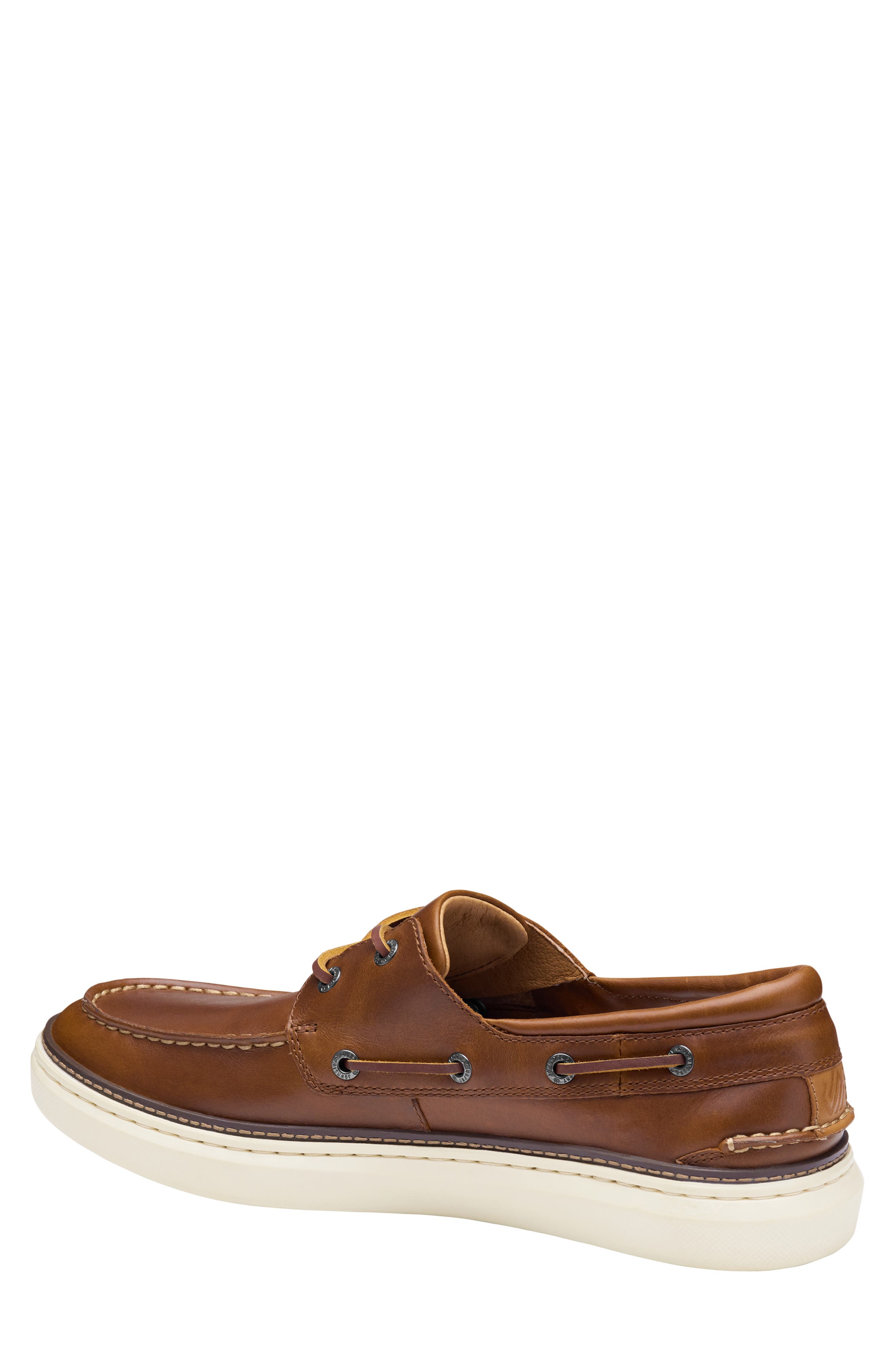 McGuffey 2 Moc Toe Boat Shoe, Alternate, color, TAN FULL GRAIN