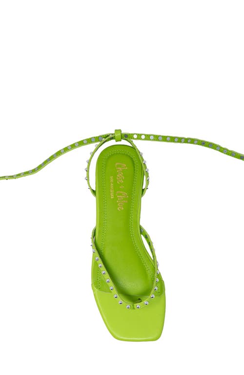 Chase & Chloe Chase And Chloe Eve Studded Ankle Wrap Sandal