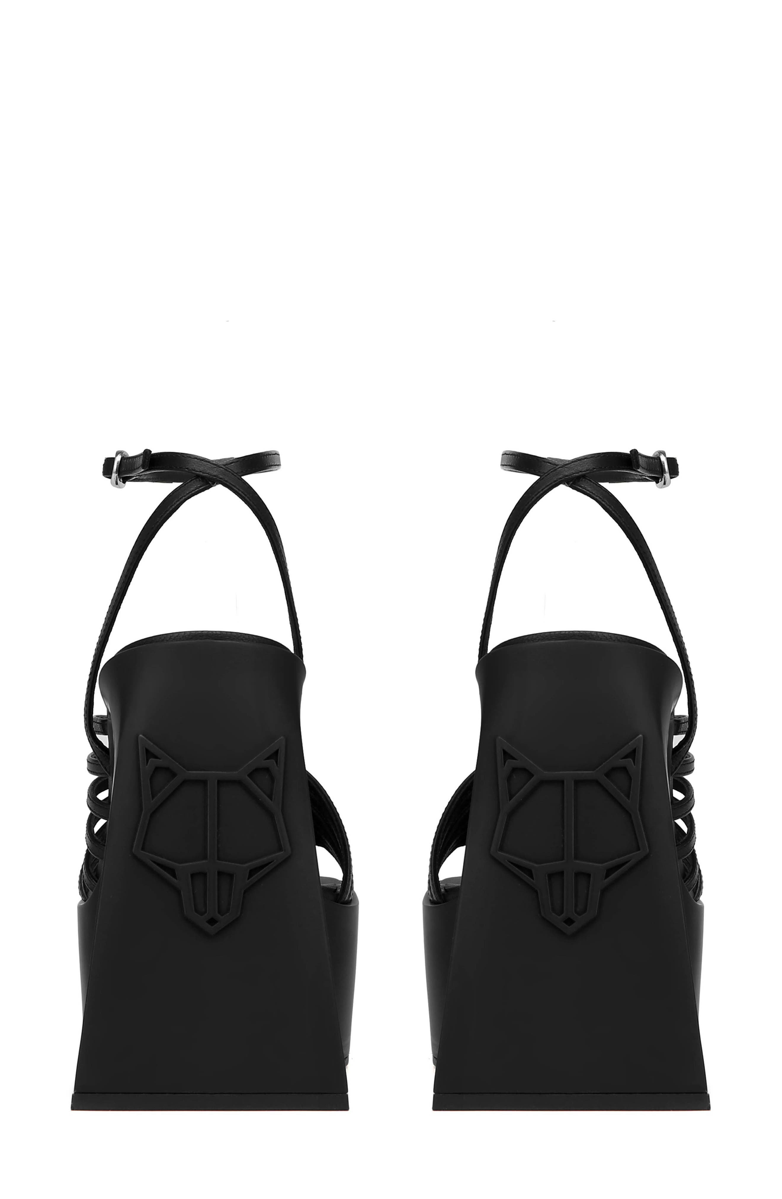 Naked Wolfe Emerald Strappy Platform Sandal, Alternate, color, 