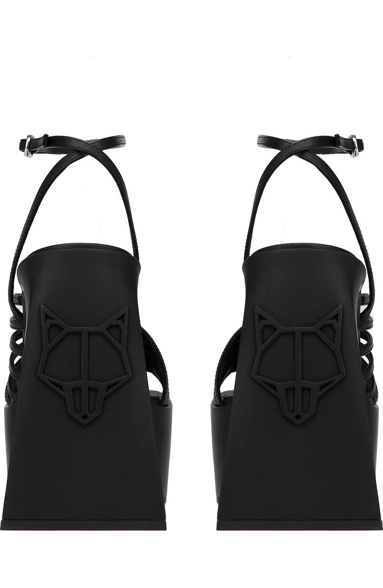 Naked Wolfe Emerald Strappy Platform Sandal, Alternate, color,