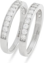 Nordstrom Set of 2 Cubic Zirconia Rings