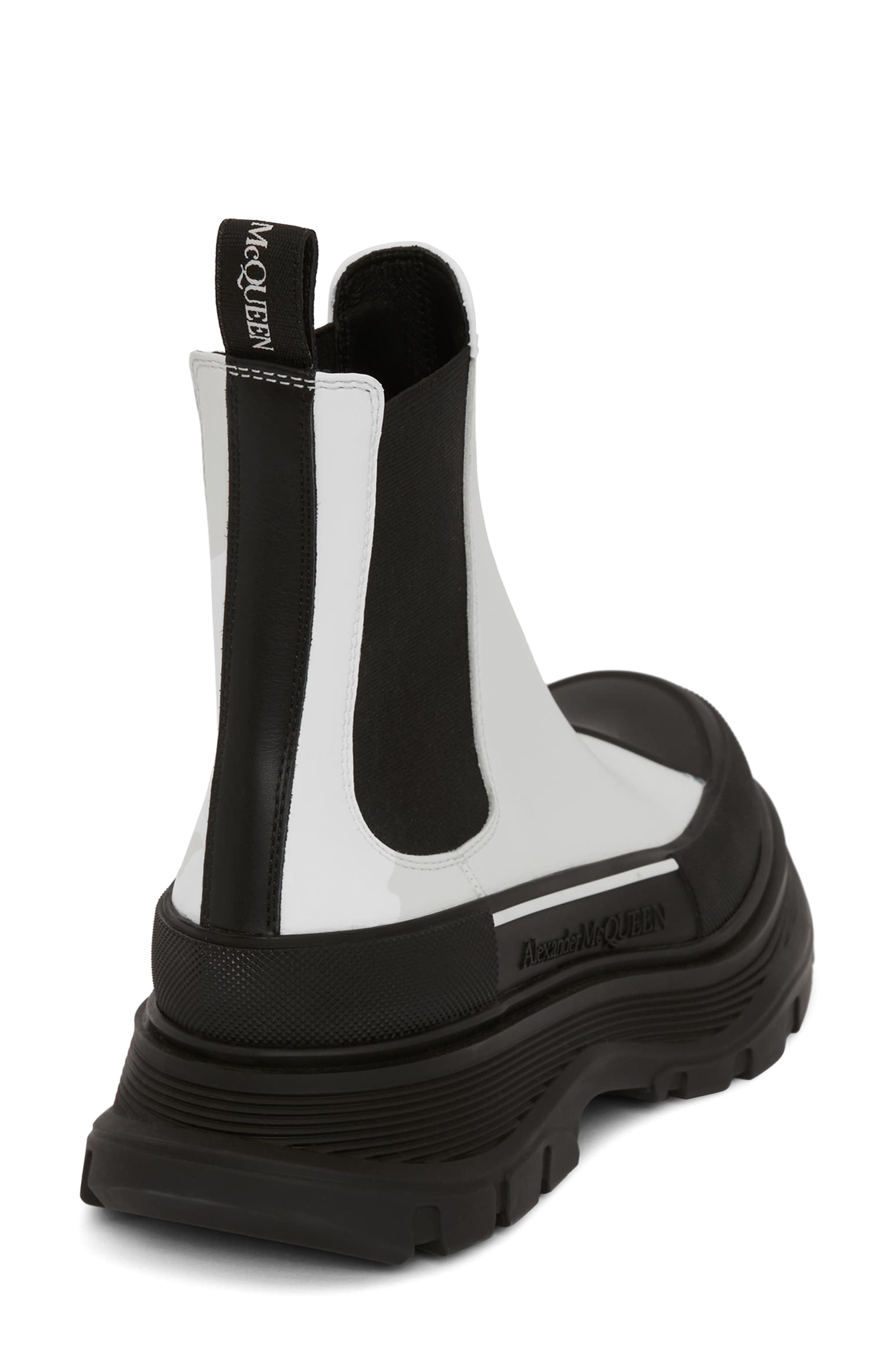 McQueen Alexander McQueen Tread Slick Chelsea Boot, Alternate, color, 