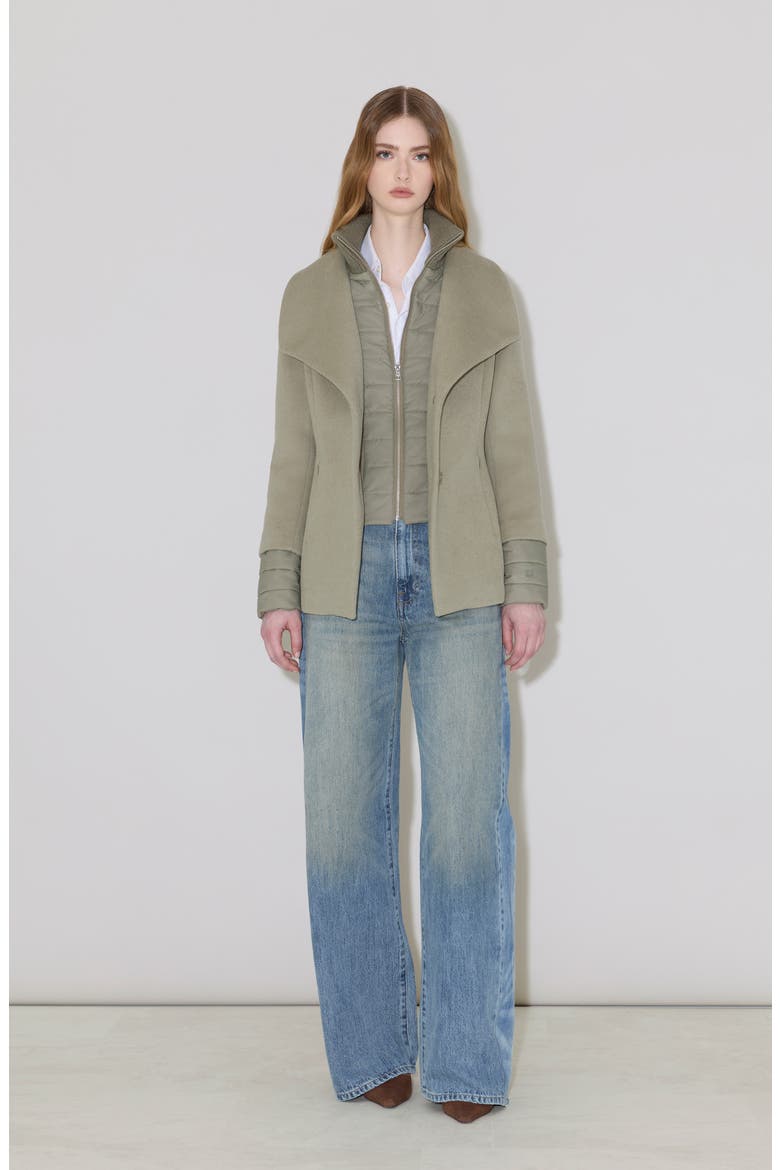 Frieda Wool Blend Jacket, Alternate, color, SAGEBRUSH