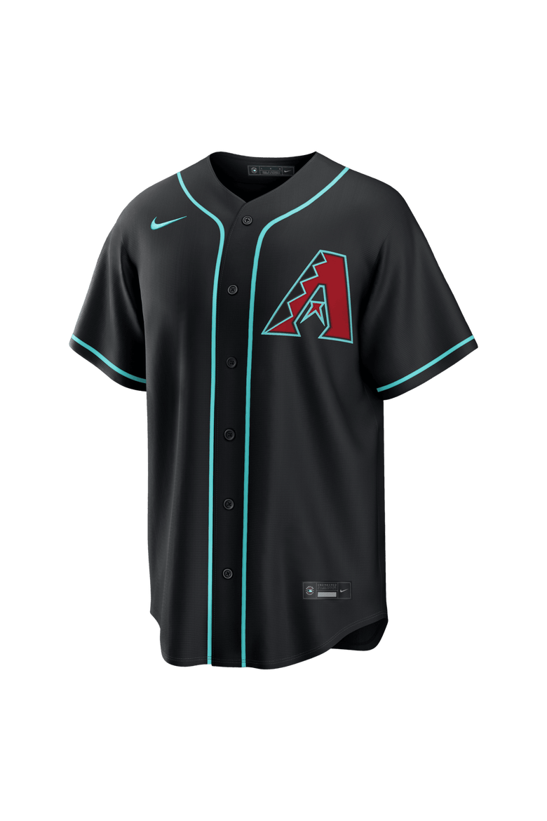 Men's Nike Corbin Carroll Black Arizona Diamondbacks Alternate Replica Jersey, Alternate, color, Black