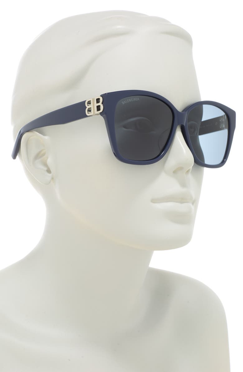 Balenciaga 59mm Square Sunglasses, Alternate, color,