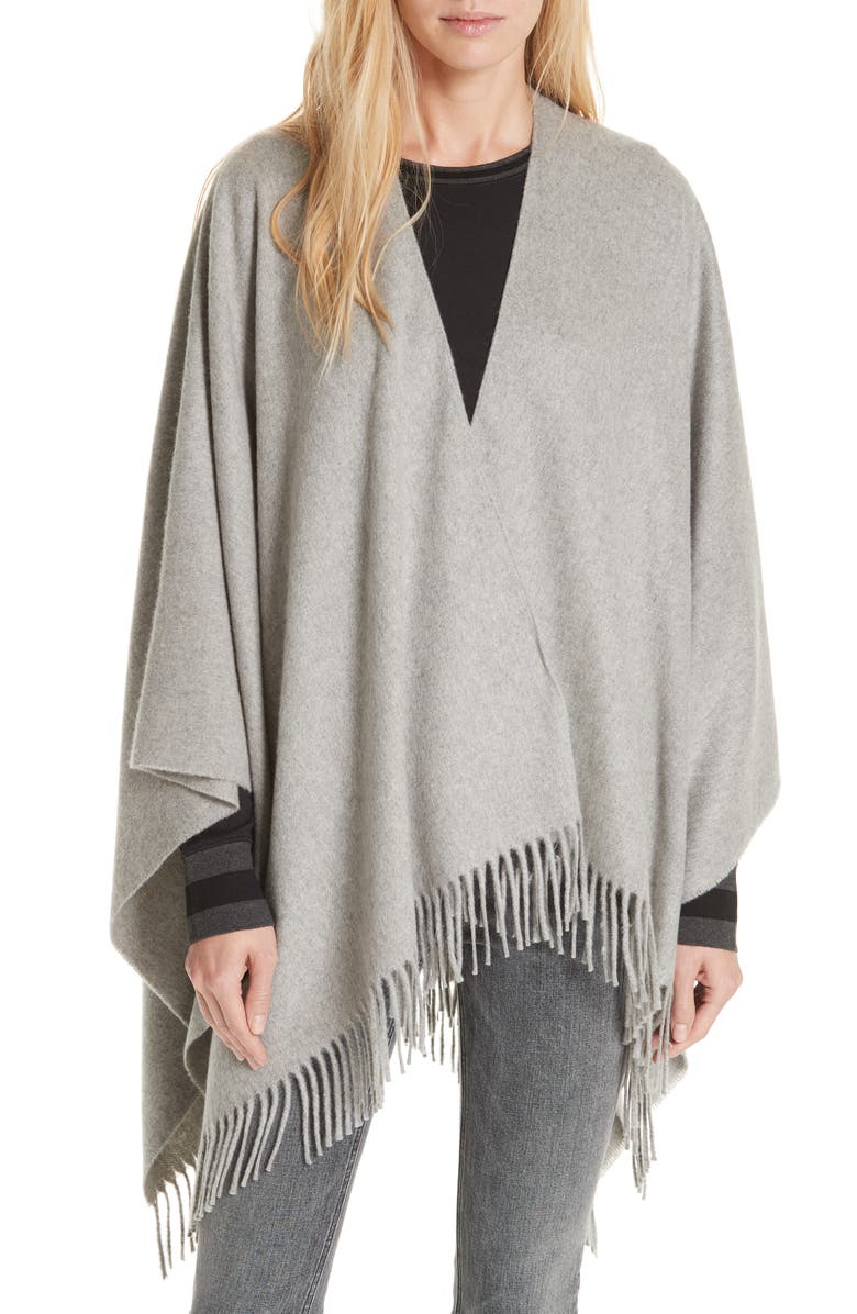 rag & bone Cashmere Poncho, Main, color,