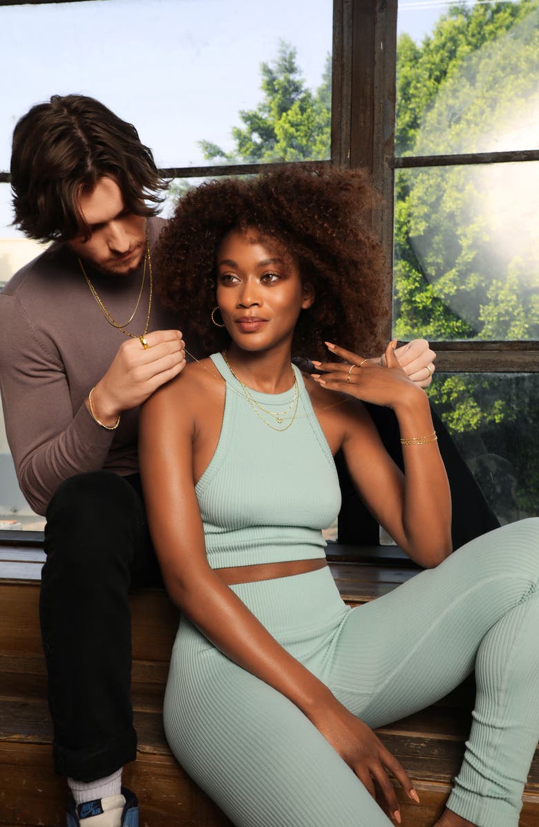 Bony Levy 14K Gold Bar Station Chain Necklace, Alternate, color, 14K White Gold