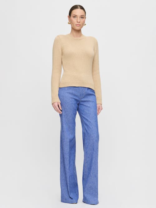 Callas Milano Jeanne Long Sleeve Crewneck Sweater In Neutral