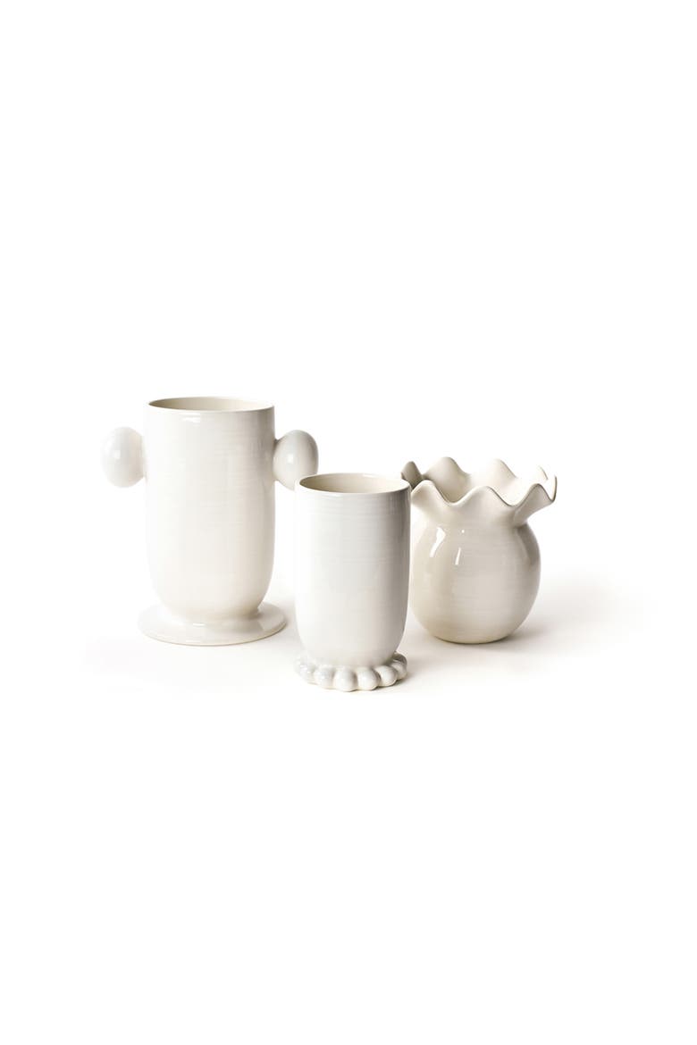 Signature White Ceramic Vases 3 Piece Set, Main, color, White