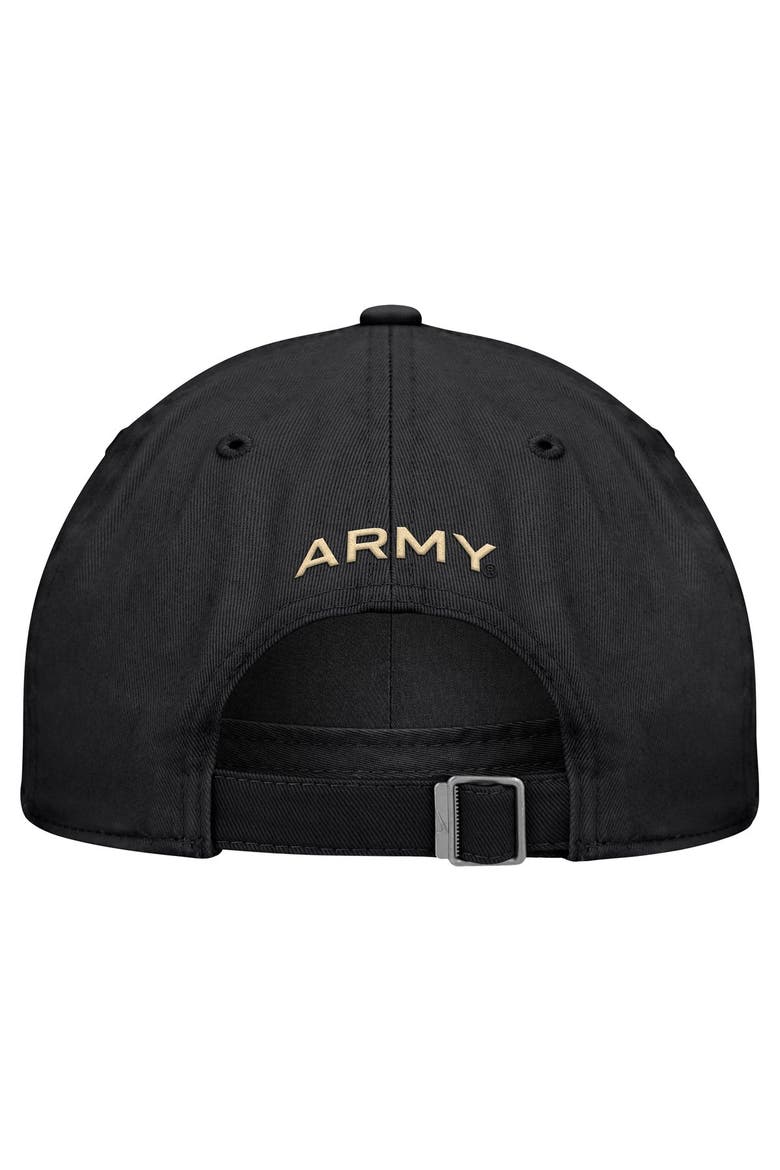 Men's Nike Black Army Black Knights 2026 Sideline Club Adjustable Hat, Alternate, color, Black
