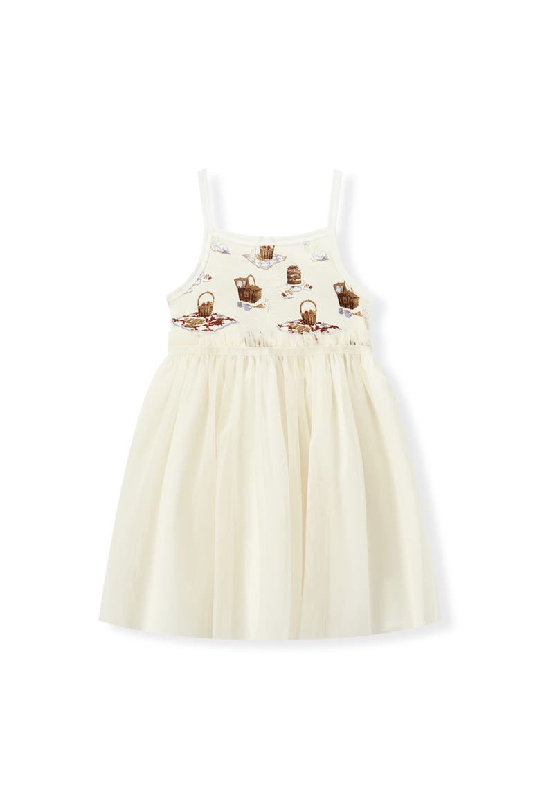 Organic Cotton Ballet Dress, Alternate, color, Picnic