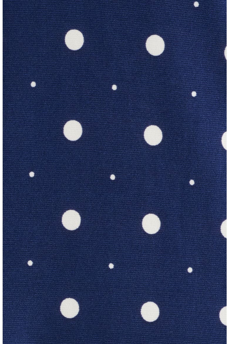 Polka Dot Triple Pleat Sleeveless Top, Alternate, color, DISTANT MOUNTAIN/ ANNE WHITE