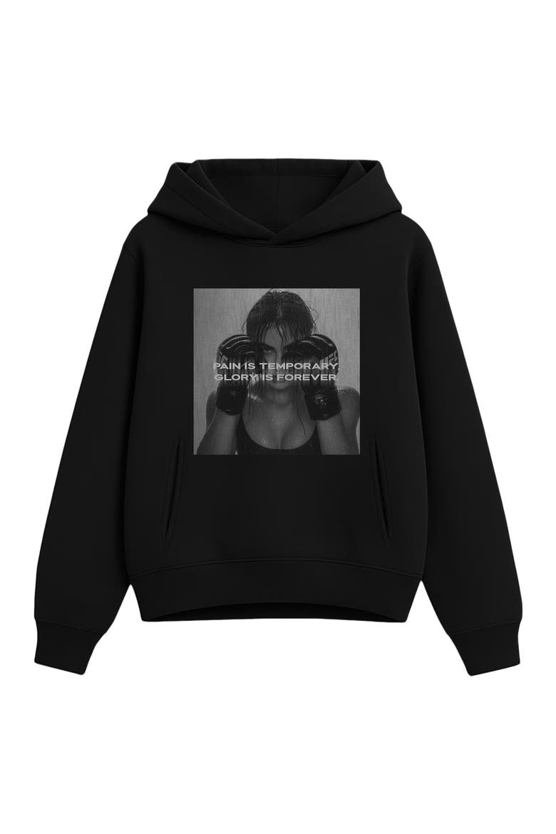 x UFC 'Glory' Hoodie, Main, color, Black