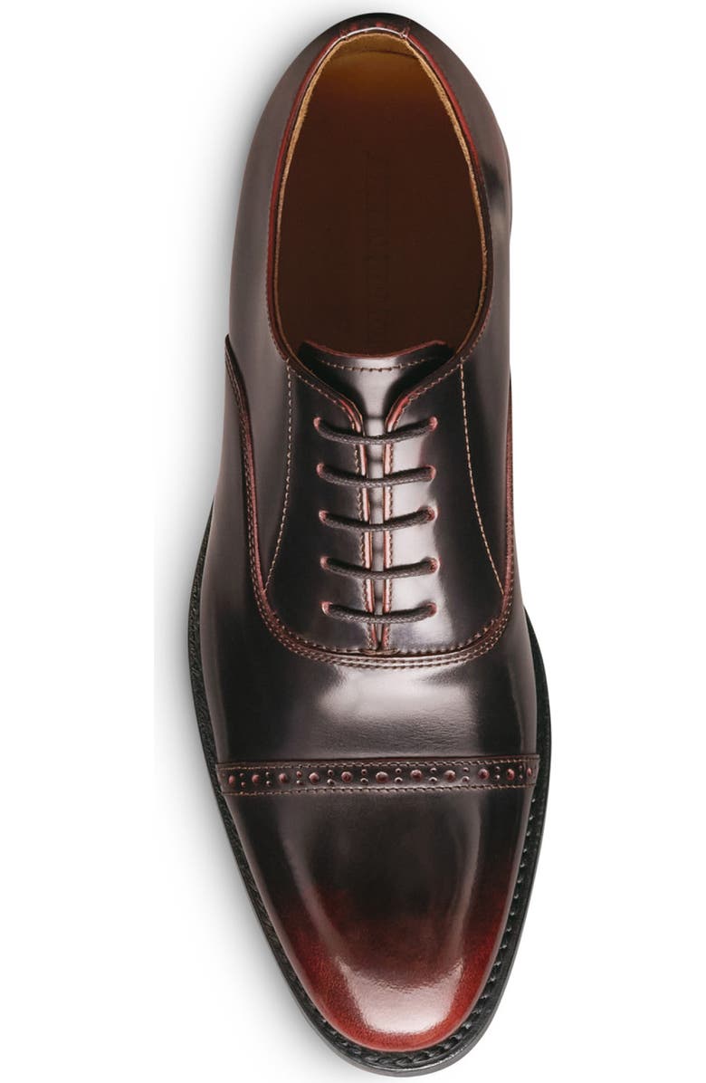 Allen Edmonds Brady Cap Toe Oxford, Alternate, color, Burgundy