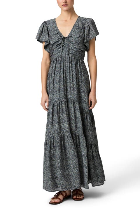 Kinga Fit & Flare Maxi Dress