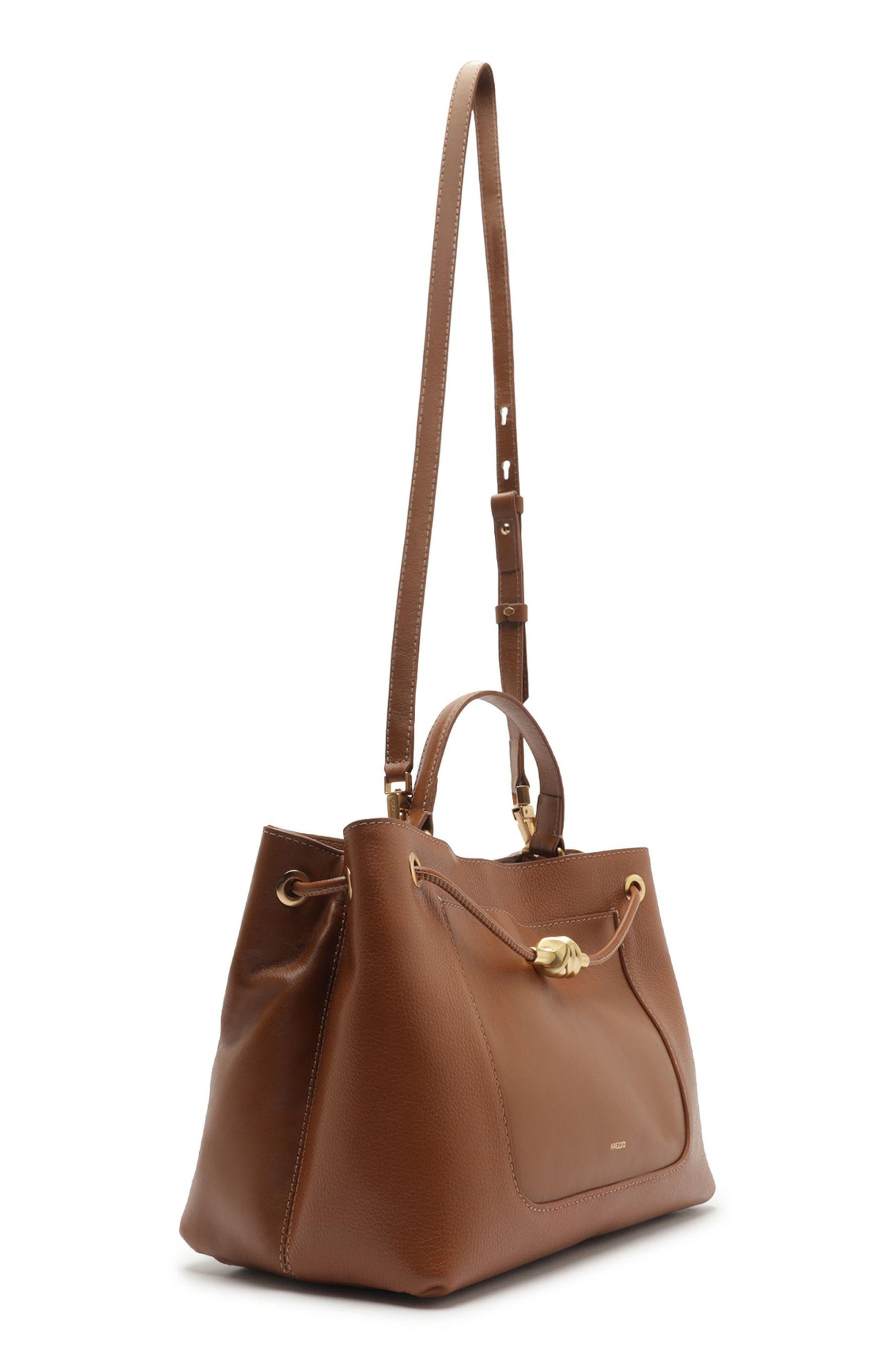 Delphine Large Leather Shopper, Alternate, color, SOUL NATURAL