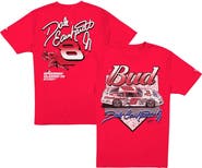 New Era Men's New Era Red Dale Earnhardt Jr. Budweiser x MLB 2025 Speedway Classic Car T-Shirt