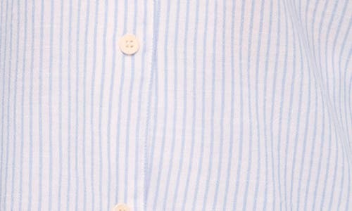 Eberjey Nautico Shortie Pajama Set In White