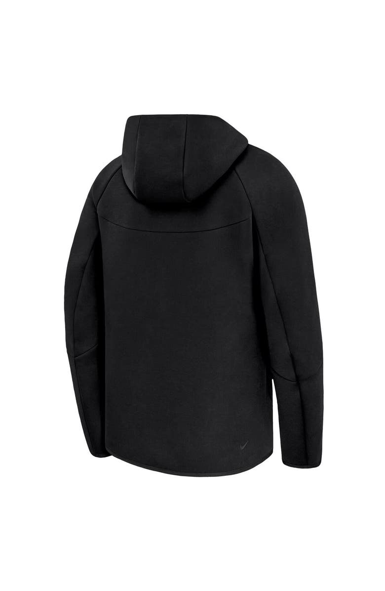 Nike Men's Nike Black Army Black Knights Army 250 Collection Tech Fleece Full-Zip Hoodie, Alternate, color, Black