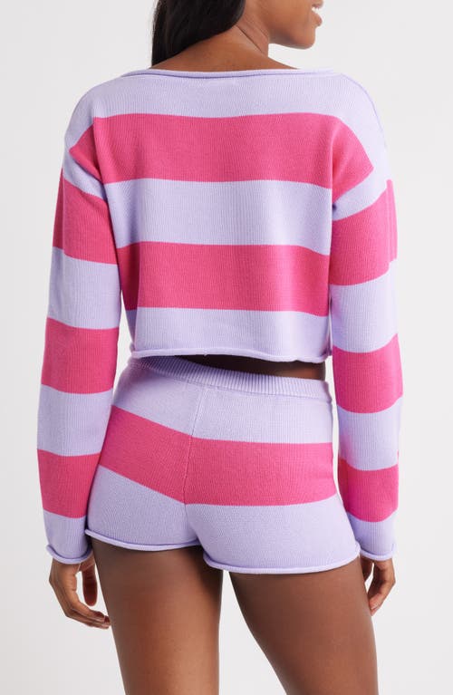 Florence By Mills Cotton Blend Crop Rugby Sweater