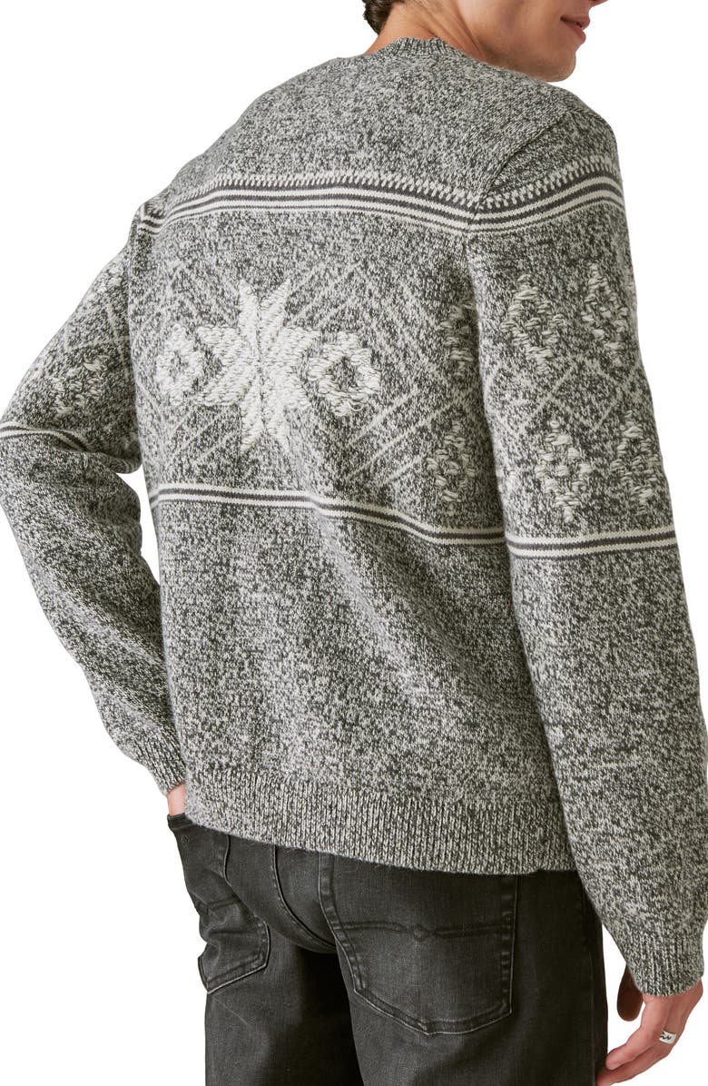 Lucky Brand Intarsia Crewneck Sweater, Alternate, color,