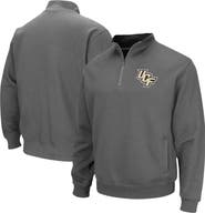 COLOSSEUM Men's Colosseum Charcoal UCF Knights Tortugas Logo Quarter-Zip Pullover Jacket