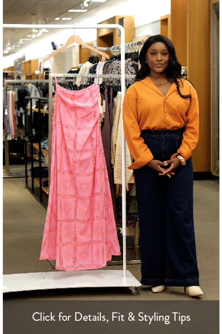 Soph Print Strapless Maxi Dress video