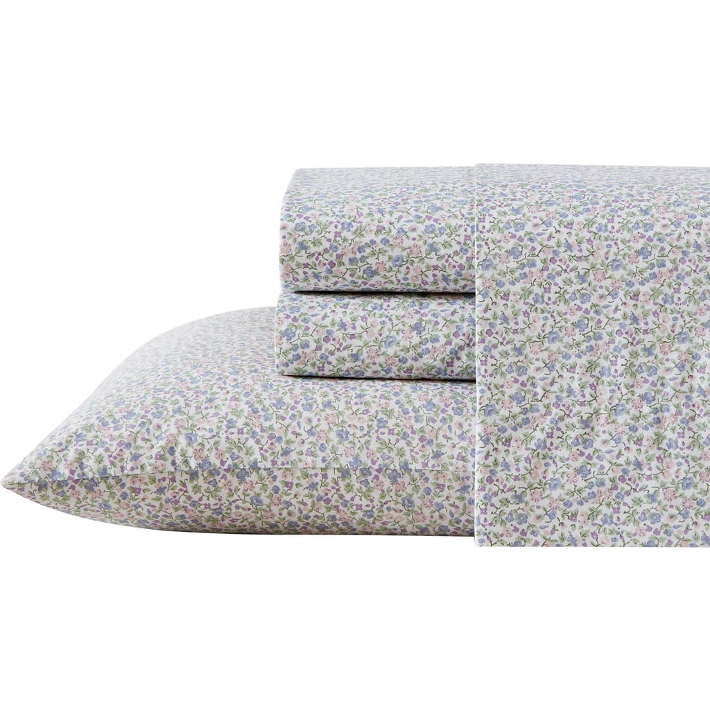 Laura Ashley Emogene Sheet Set In Heather