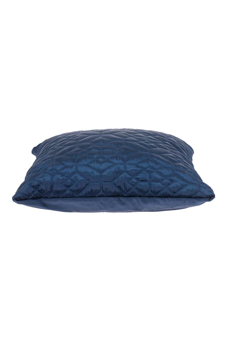 Sora Square Throw Pillow, Alternate, color, NAVY
