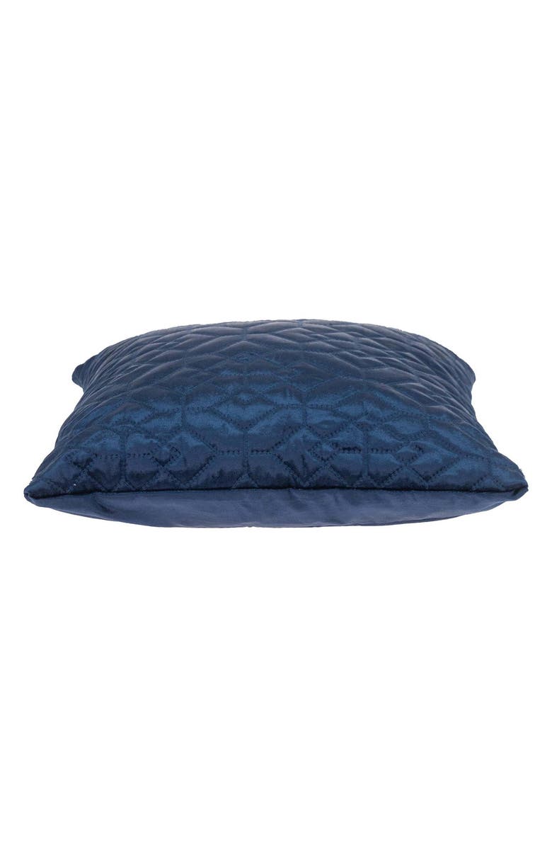PARKLAND COLLECTION Sora Square Throw Pillow, Alternate, color, Navy