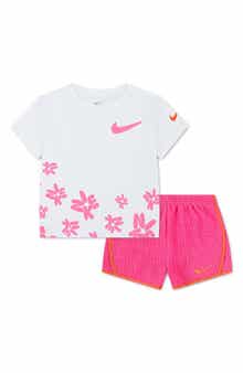 Nike Kids' Swoosh Logo Graphic T-Shirt & Shorts Set
