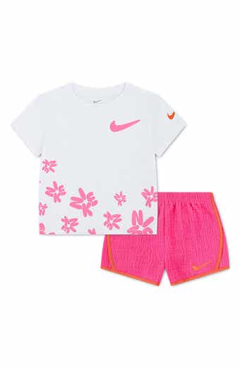 Nike Kids' Swoosh Logo Graphic T-Shirt & Shorts Set