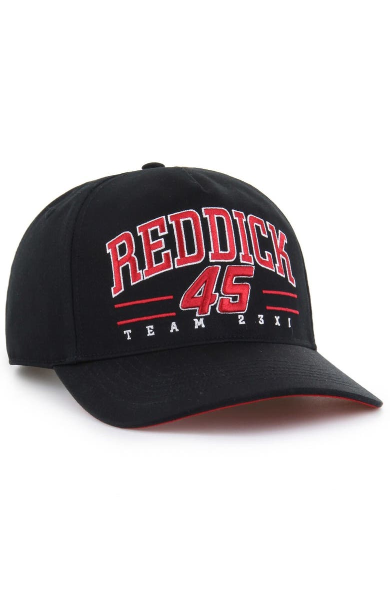 '47 Men's '47 Black Tyler Reddick Roscoe Hitch Adjustable Hat, Alternate, color, Black