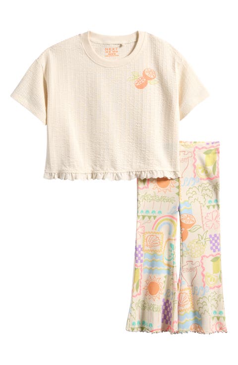 Kids' Ribbed T-Shirt & Leggings Set
