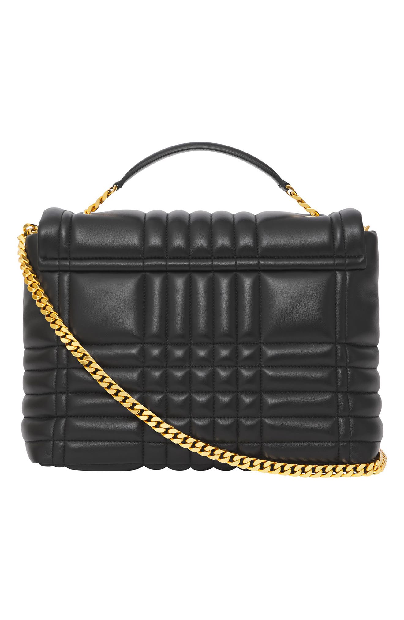 Burberry Medium Lola Quilted Leather Satchel, Alternate, color, 
