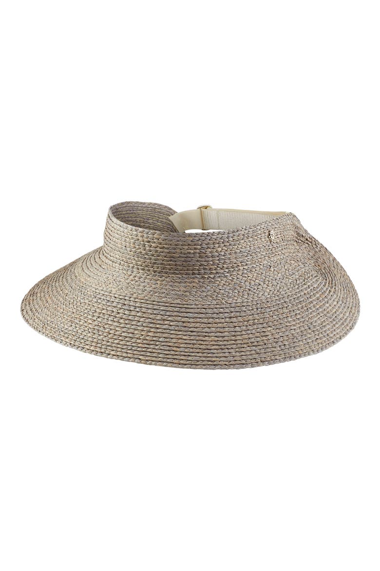 Classic Raffia Visor, Main, color, ECLIPSE MELANGE