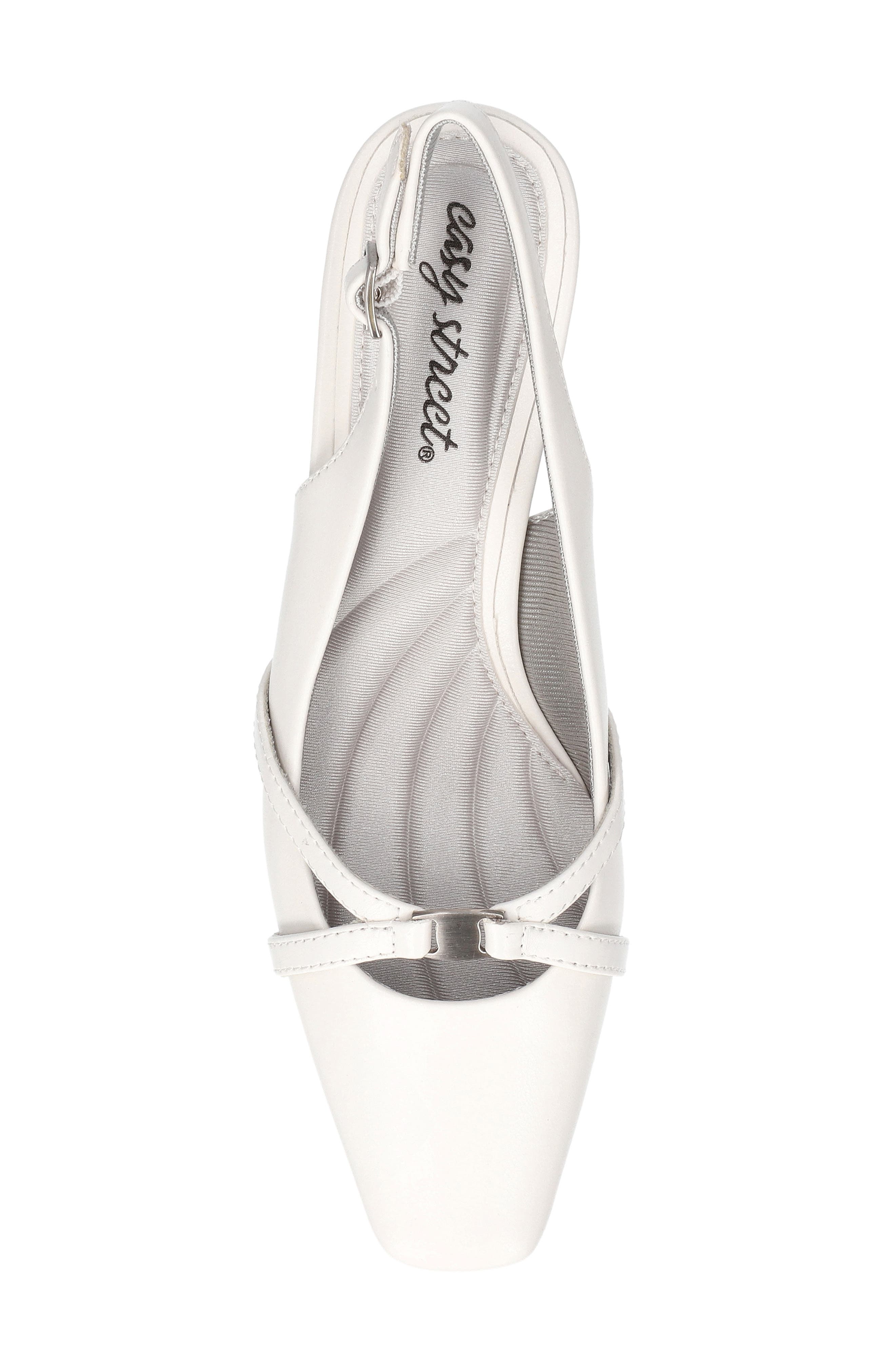 Ridley Kitten Heel Slingback Pump, Alternate, color, WHITE