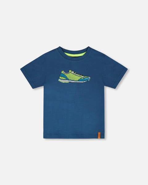 Organic Cotton Jersey Sneaker Shoe Graphic T-Shirt (Toddler, Little Kid & Big Kid)
