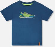 Deux par Deux Organic Cotton Jersey Sneaker Shoe Graphic T-Shirt